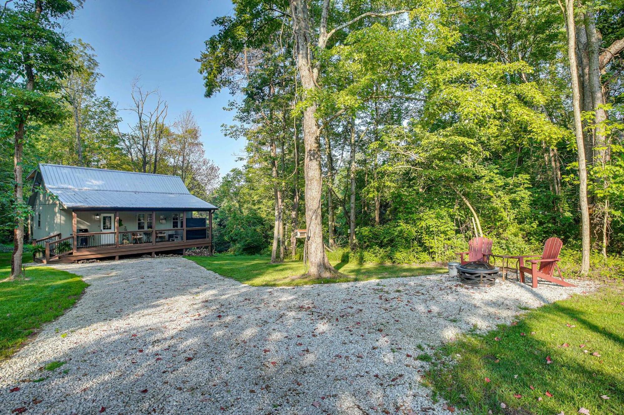 Idyllic Cabin In The Heart Of Hocking Hills Rockbridge Exterior foto