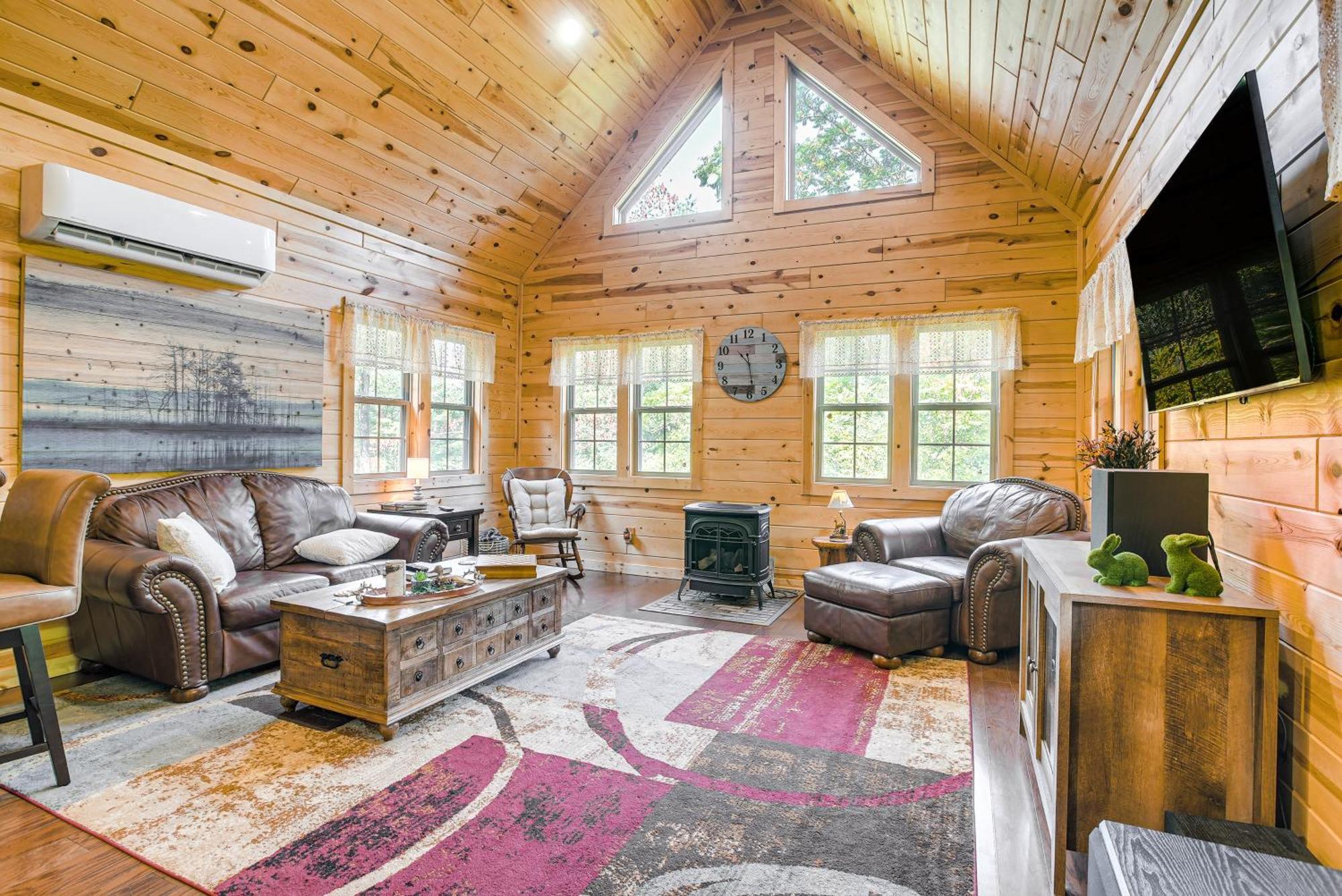 Idyllic Cabin In The Heart Of Hocking Hills Rockbridge Exterior foto